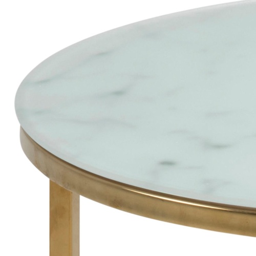 Alisma-Round-Side-Table-White-Marble-Effect4.jpg IW Furniture | Free Delivery