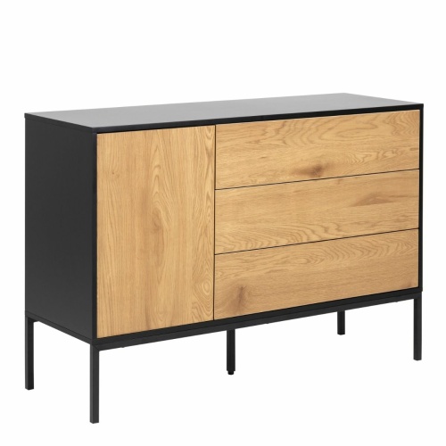 Seaford-1-Door-3-Drawer-Small-Sideboard-Oak.jpg IW Furniture | Free Delivery