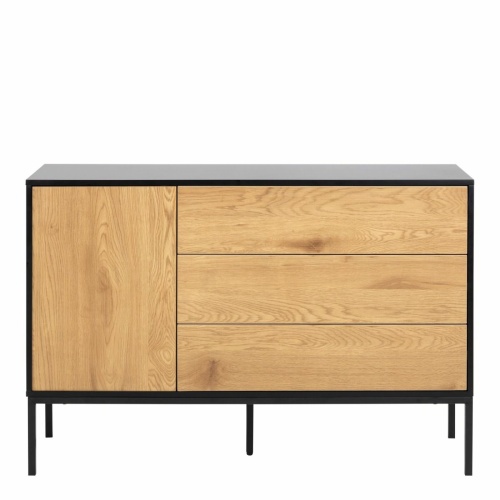 Seaford-1-Door-3-Drawer-Small-Sideboard-Oak1.jpg IW Furniture | Free Delivery