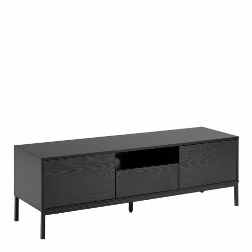 Seaford-2-Door-1-Drawer-TV-Unit-Black.jpg IW Furniture | Free Delivery