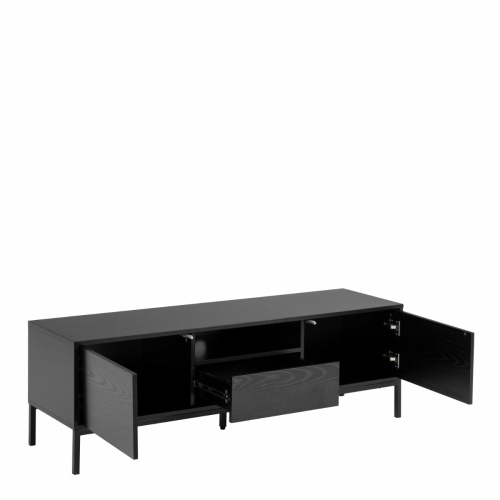 Seaford-2-Door-1-Drawer-TV-Unit-Black3.jpg IW Furniture | Free Delivery