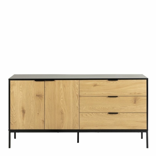 Seaford-2-Door-3-Drawer-Small-Sideboard-Oak1.jpg IW Furniture | Free Delivery