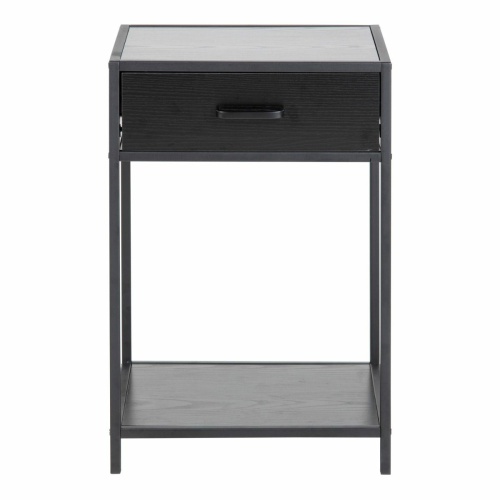 Seaford-Bedside-Table-1-Drawer-Black1.jpg IW Furniture | Free Delivery