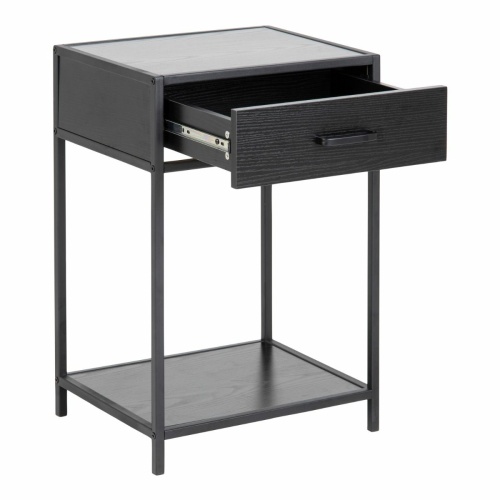 Seaford-Bedside-Table-1-Drawer-Black2.jpg IW Furniture | Free Delivery