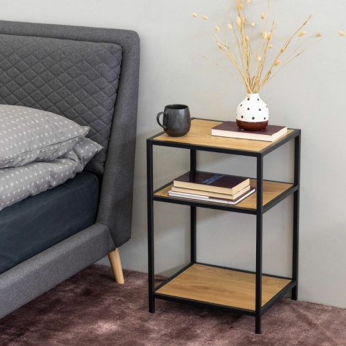 Seaford-Bedside-Table-with-2-Oak-Shelves2.jpg IW Furniture | Free Delivery