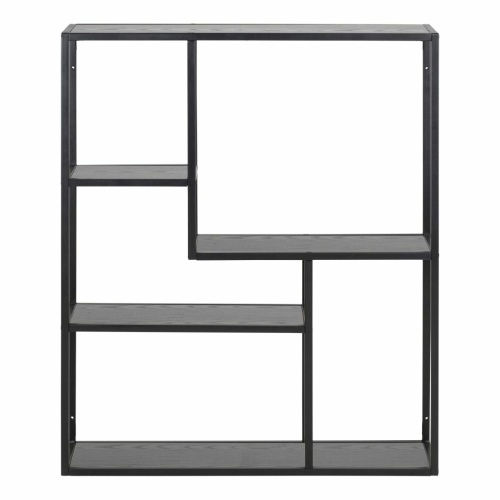 Seaford-Black-3-Wall-Shelves1.jpg IW Furniture | Free Delivery
