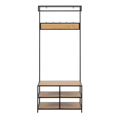 Seaford-Clothes-Rack-3-Shelves-Oak1.jpg IW Furniture | Free Delivery