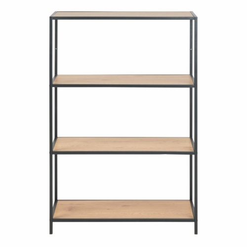 Seaford-Low-Bookcase-3-Oak-Shelves1.jpg IW Furniture | Free Delivery