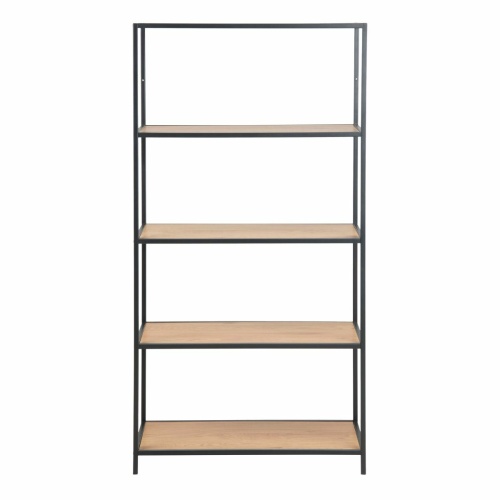 Seaford-Low-Bookcase-4-Oak-Shelves1.jpg IW Furniture | Free Delivery