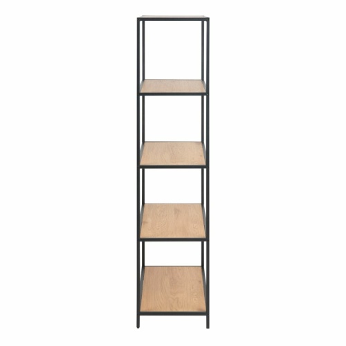 Seaford-Low-Bookcase-4-Oak-Shelves2.jpg IW Furniture | Free Delivery