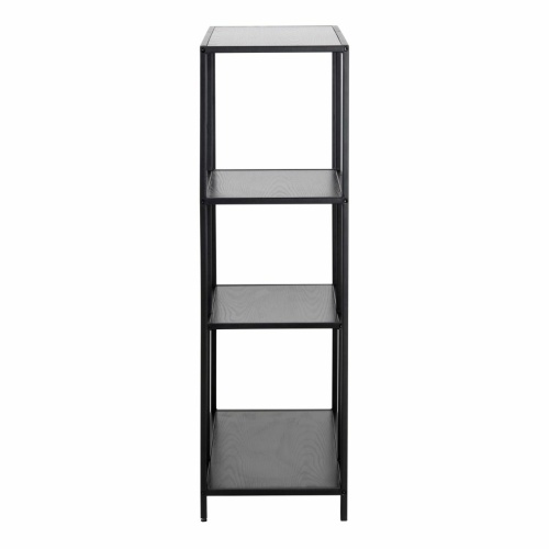 Seaford-Metal-Asymmetrical-Bookcase-Black2.jpg IW Furniture | Free Delivery