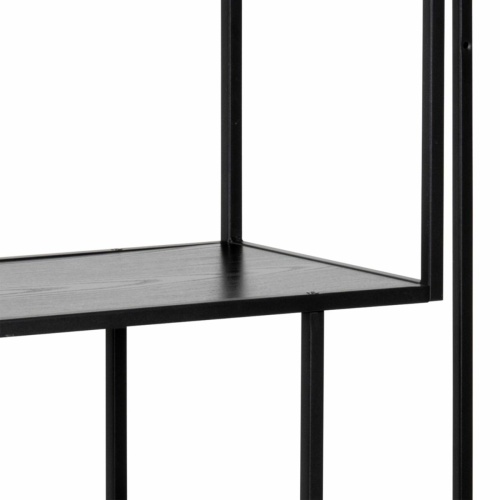 Seaford-Metal-Asymmetrical-Bookcase-Black5.jpg IW Furniture | Free Delivery