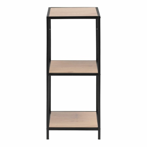 Seaford-Narrow-Bookcase-with-2-Oak-Shelves1.jpg IW Furniture | Free Delivery