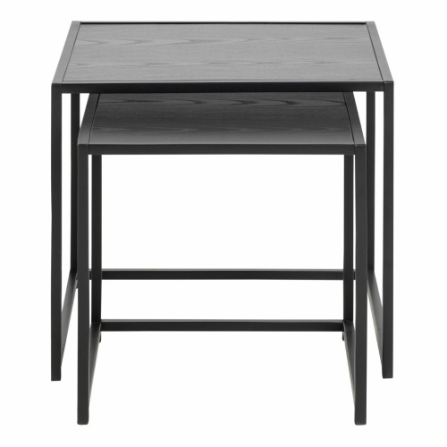 Seaford-Nest-of-Tables-Ash-Black2.jpg IW Furniture | Free Delivery