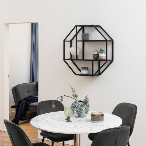 Seaford-Octagonal-Metal-Wall-Shelf-Black3.jpg IW Furniture | Free Delivery