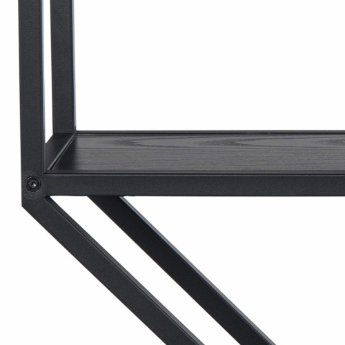 Seaford-Octagonal-Metal-Wall-Shelf-Black4.jpg IW Furniture | Free Delivery