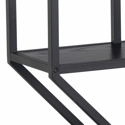 Seaford-Octagonal-Metal-Wall-Shelf-Black5.jpg IW Furniture | Free Delivery