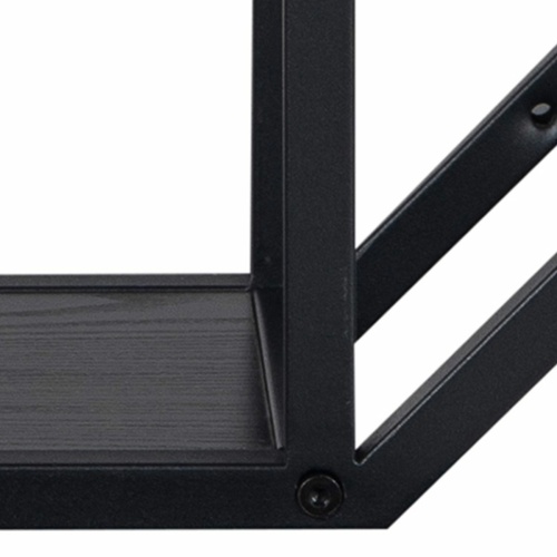 Seaford-Octagonal-Metal-Wall-Shelf-Black6.jpg IW Furniture | Free Delivery