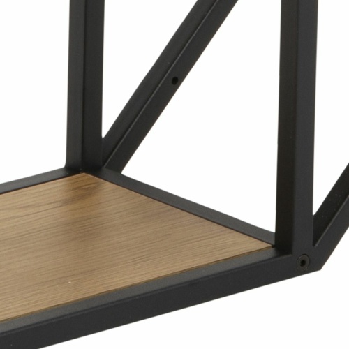 Seaford-Octagonal-Metal-Wall-Shelf-Oak5.jpg IW Furniture | Free Delivery