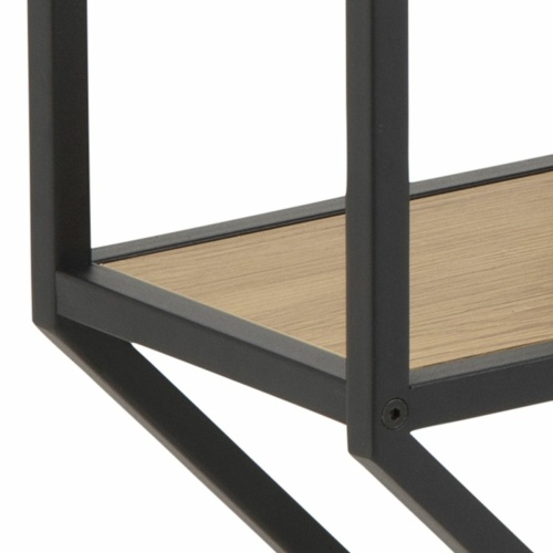 Seaford-Octagonal-Metal-Wall-Shelf-Oak6.jpg IW Furniture | Free Delivery