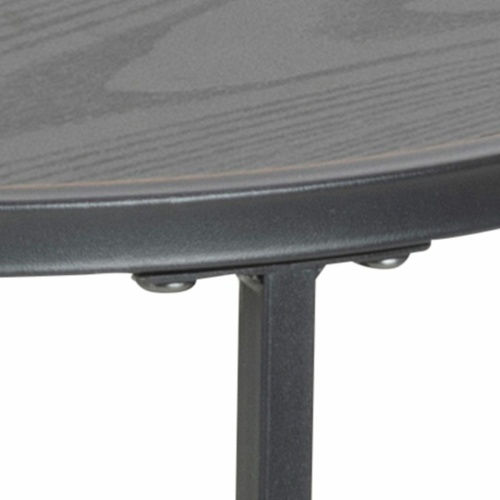 Seaford Small Side Table Black Top - Image 5