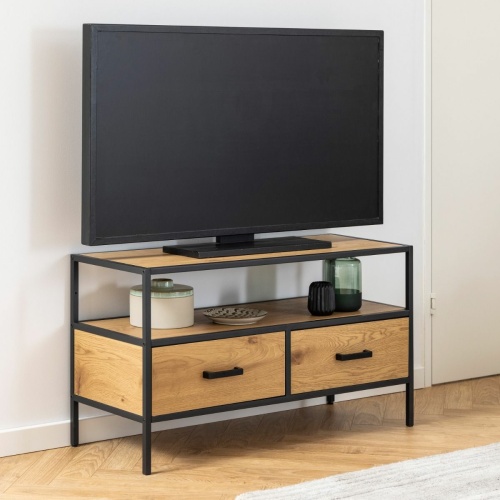 Seaford-TV-Unit-2-Drawers-Oak5.jpg IW Furniture | Free Delivery