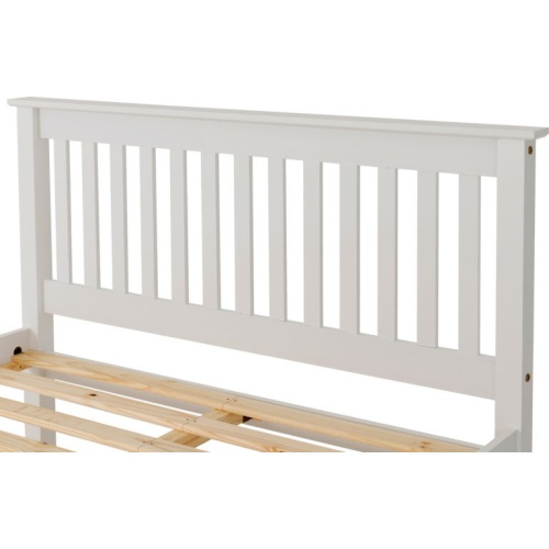 Monaco 4' Bed Low Foot End White