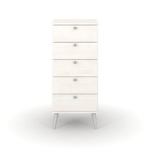 Augusta Curve 5 Drawer Narrow Chest - Image 2