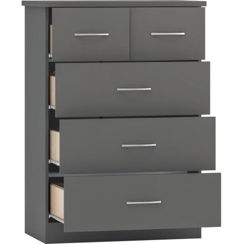 Nevada 3x2 Drawer Chest 3D Grey