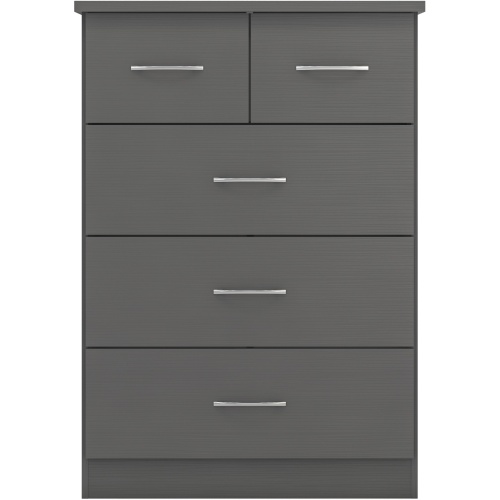 Nevada 3x2 Drawer Chest 3D Grey