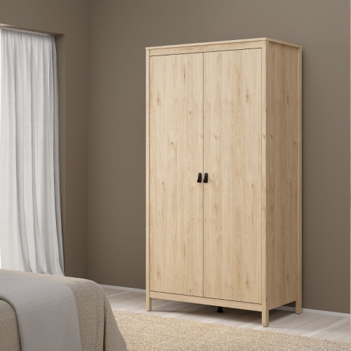 Barcelona 2 Door Wardrobe Oak - Image 5