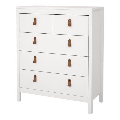 Barcelona Chest 3x2 Drawers White - Image 3