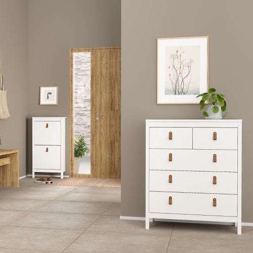 Barcelona Chest 3x2 Drawers White - Image 5