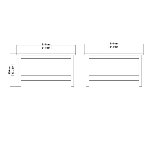 Barcelona Coffee Table White - Image 6