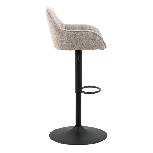 Brooke Swivel Bar Stool in Monza Beige Set of 2 - Image 3