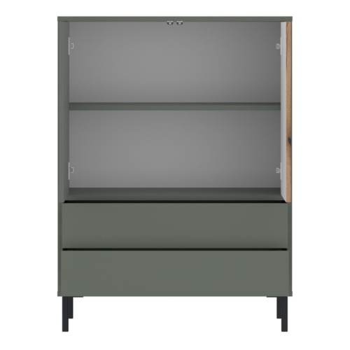 Darwin Sideboard 2 Door 2 Drawer Green - Image 3