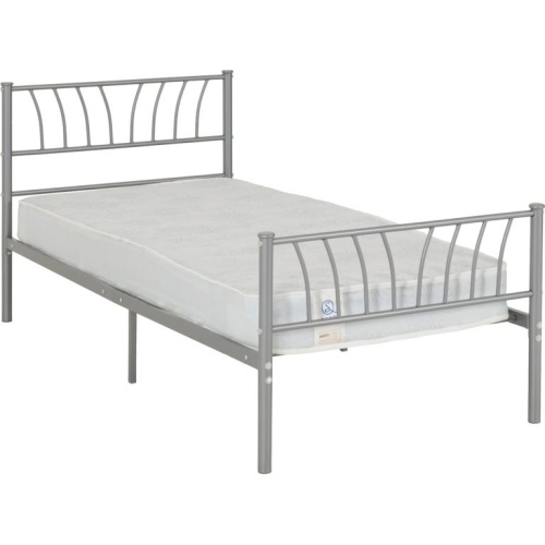 Harlow 3' Bed Silver