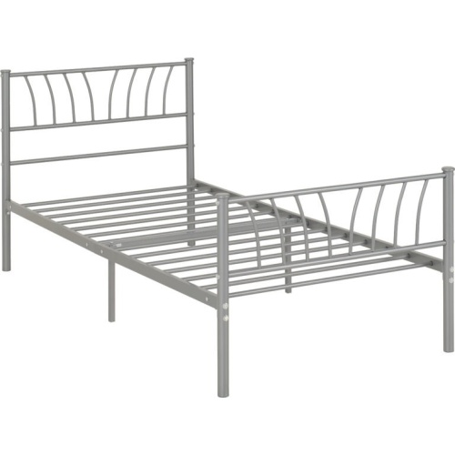 Harlow 3' Bed Silver