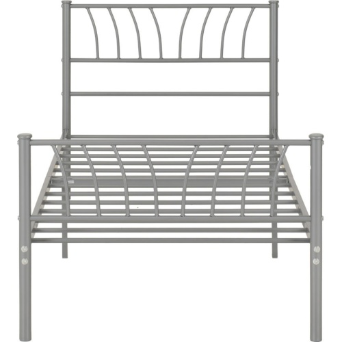 Harlow 3' Bed Silver