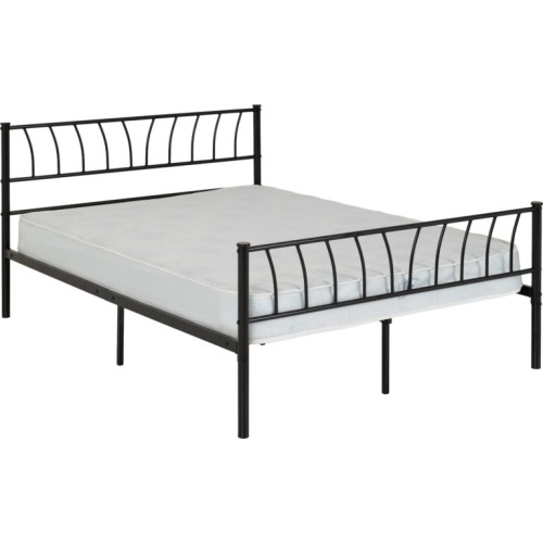 Harlow 4'6 Bed Black