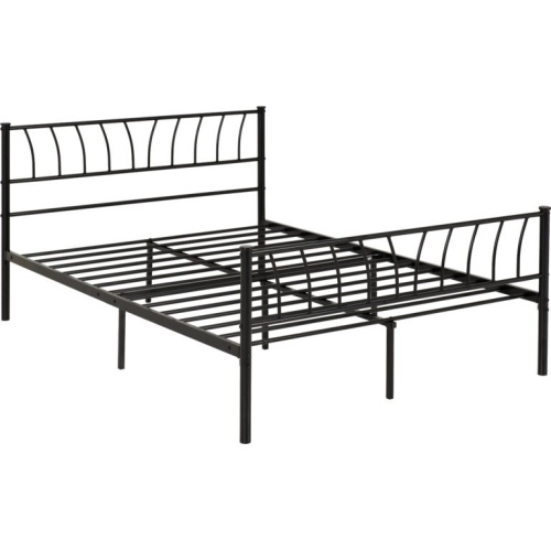 Harlow 4'6 Bed Black