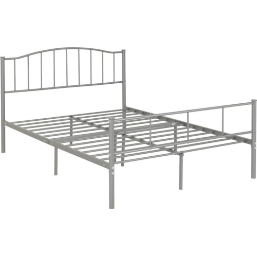 Newton 4'6 Bed Silver