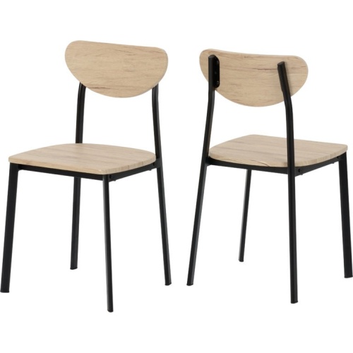 Riley Chairs Black (Pair)