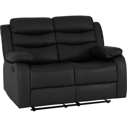 Black 3x2 Recliner Suite