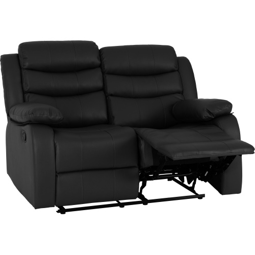 Black 3x2 Recliner Suite