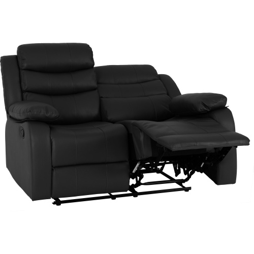 Black 3x2 Recliner Suite