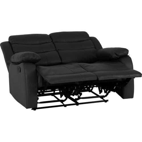 Black 3x2 Recliner Suite