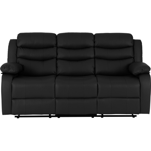 Black 3x2 Recliner Suite