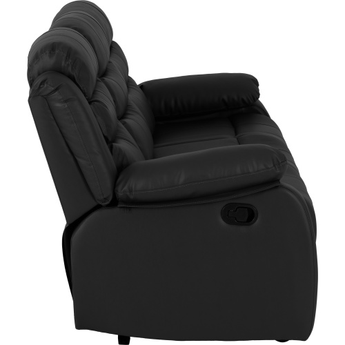 Black 3x2 Recliner Suite