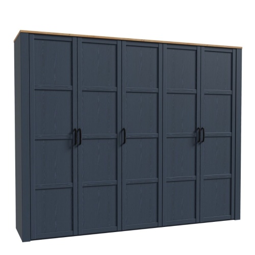 Boho-5-Door-Wardrobe-Navy.jpg IW Furniture | Free Delivery